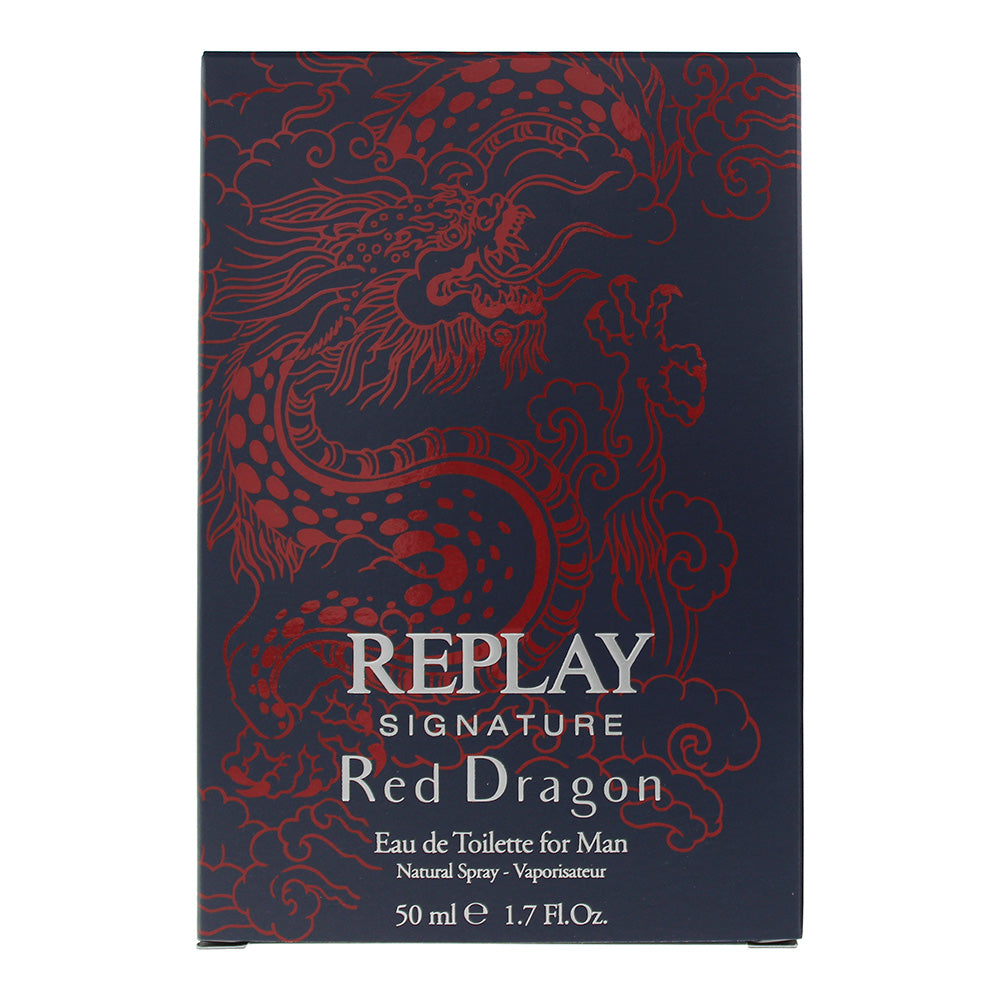 Replay Signature Red Dragon For Man Eau de Toilette 50ml - Box
