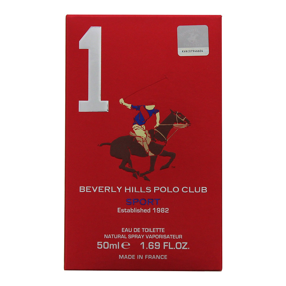 Beverly Hills Polo Club Sport 1 Eau de Toilette 50ml - Box