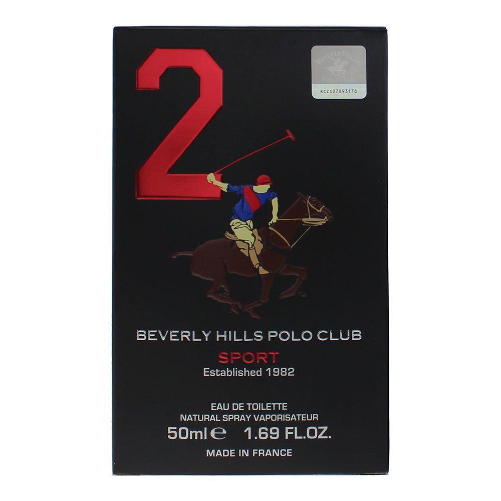 Beverly Hills Polo Club Sport 2 Eau de Toilette 50ml - Box