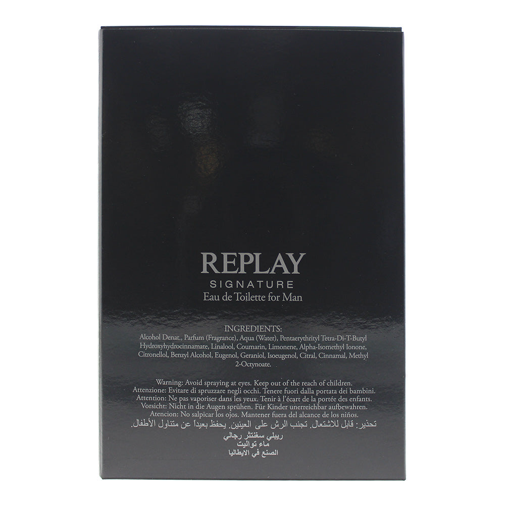 Replay Signature For Man Eau De Toilette 50ml