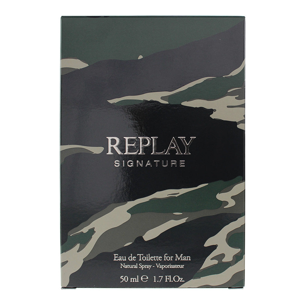 Replay Signature For Man Eau de Toilette 50ml - Box