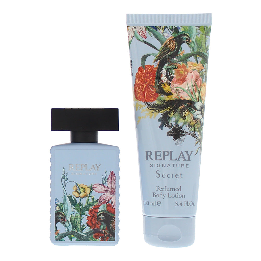 Replay Signature Secret For Woman 2 Piece Gift Set: Eau de Toilette 30ml - Body  - Product