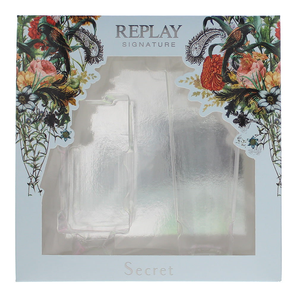 Replay Signature Secret For Woman 2 Piece Gift Set: Eau de Toilette 30ml - Body  - Box