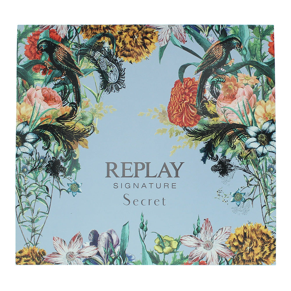 Replay Signature Secret For Woman 2 Piece Gift Set: Eau de Toilette 50ml - Body  - Box