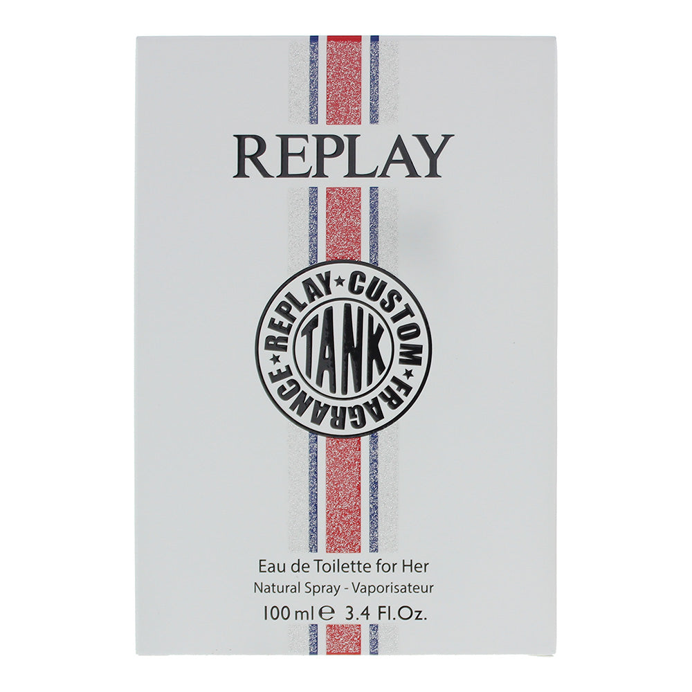 Replay Tank Custom For Her Eau de Toilette 100ml - Box