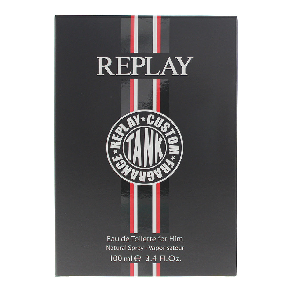 Replay Tank Custom For Him Eau de Toilette 100ml - Box