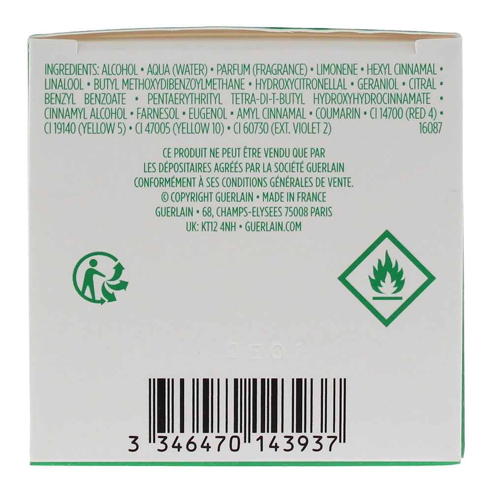 Guerlain Aqua Allegoria Herba Fresca Eau de Toilette 125ml - Ingredients