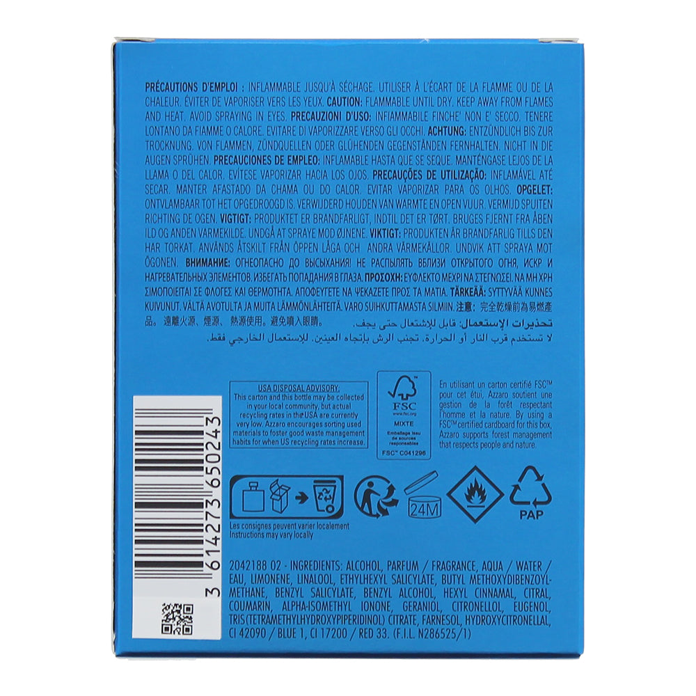 Azzaro Chrome Eau De Parfum 50ml