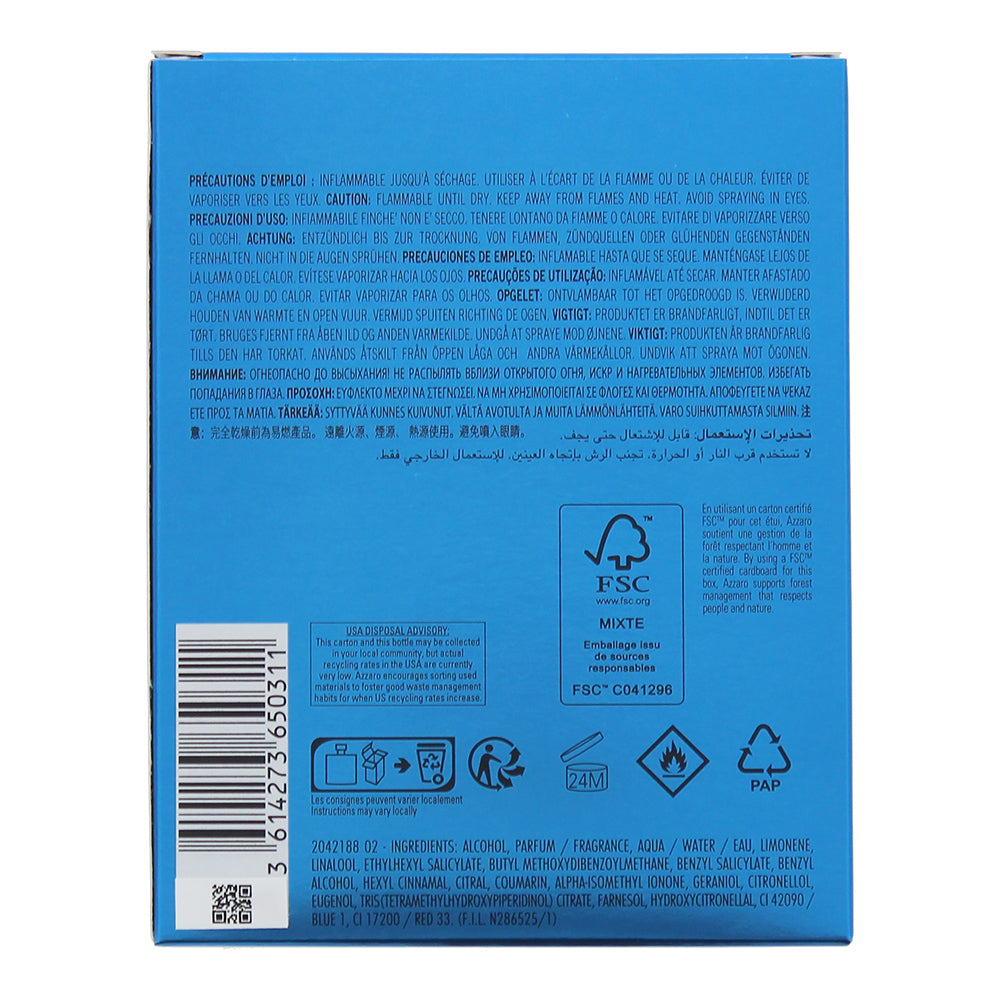 Azzaro Chrome Eau De Parfum 100ml