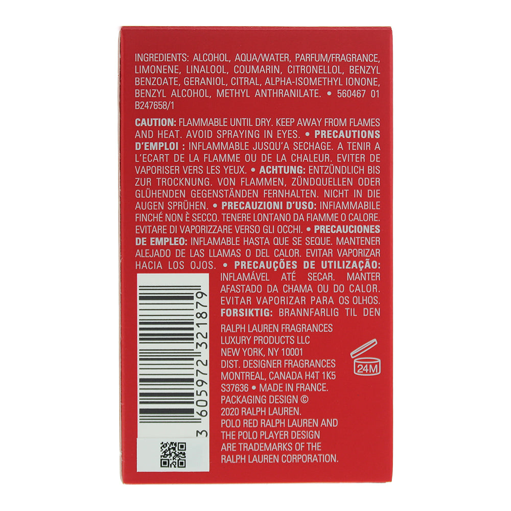 Ralph Lauren Polo Red Eau De Parfum 40ml