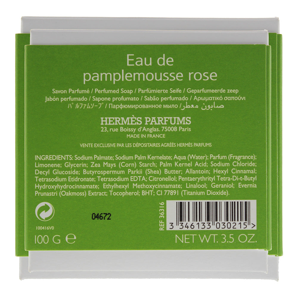 Hermès Eau De Pamplemousse Rose Soap 100g X 6