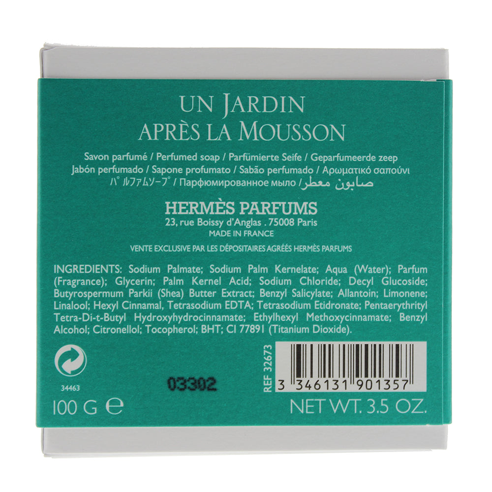 Hermès Un Jardin Apres La Mousson Perfumed Soap 100g