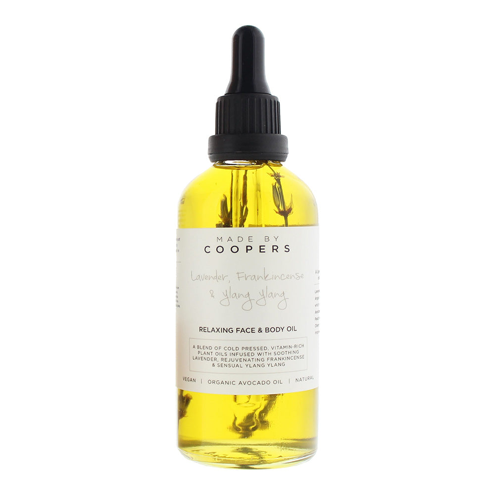 Made By Coopers Lavender, Frankincense & Ylang Ylang Relaxing Face and Body Oil  - Product