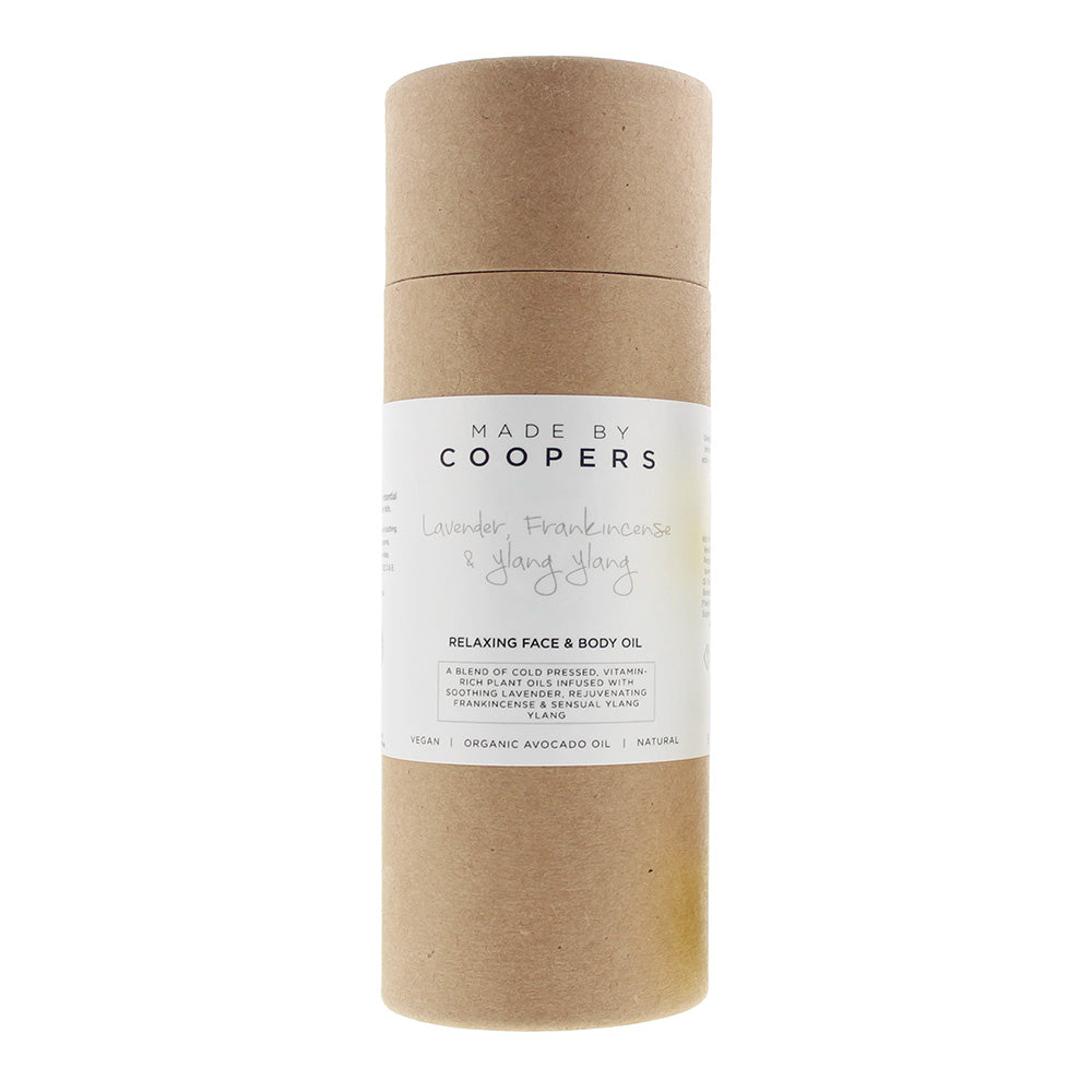 Made By Coopers Lavender, Frankincense & Ylang Ylang Relaxing Face and Body Oil  - Box