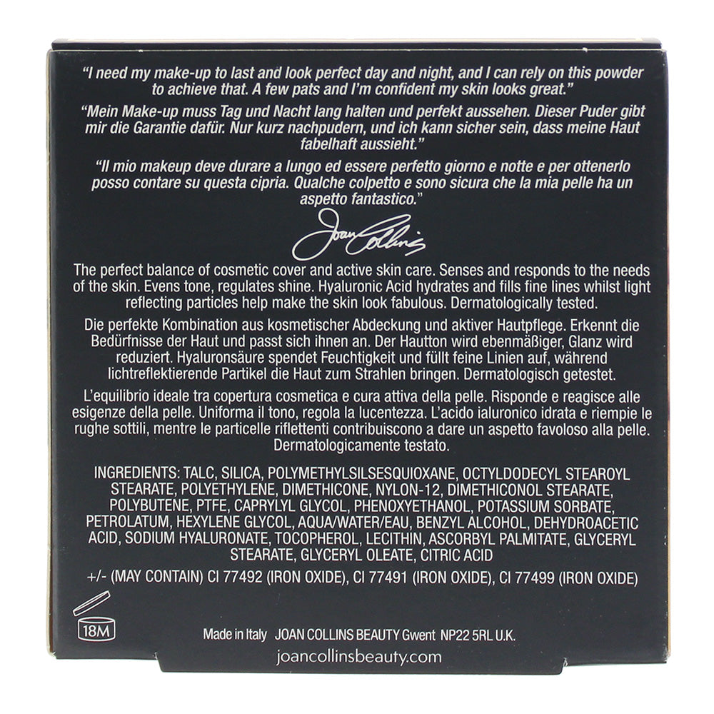 Joan Collins Meticulous Medium Pressed Powder 8g - Ingredients