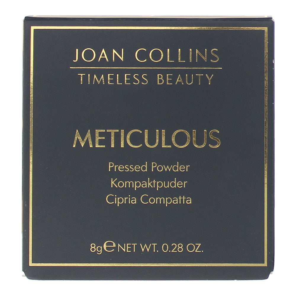Joan Collins Meticulous Medium Pressed Powder 8g - Box