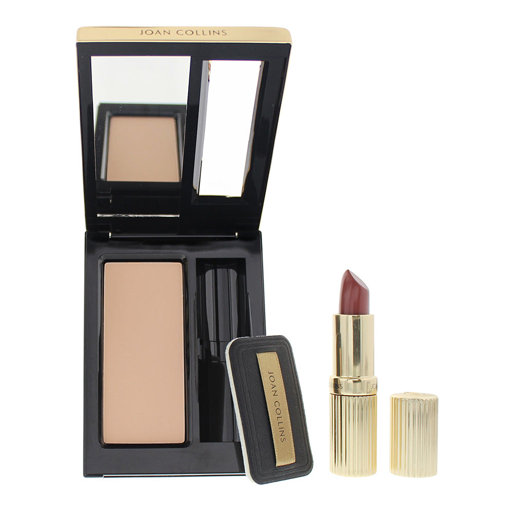 Joan Collins Compact Duo Powder 6g - Katrina Cream Lipstick 3.5g - Product