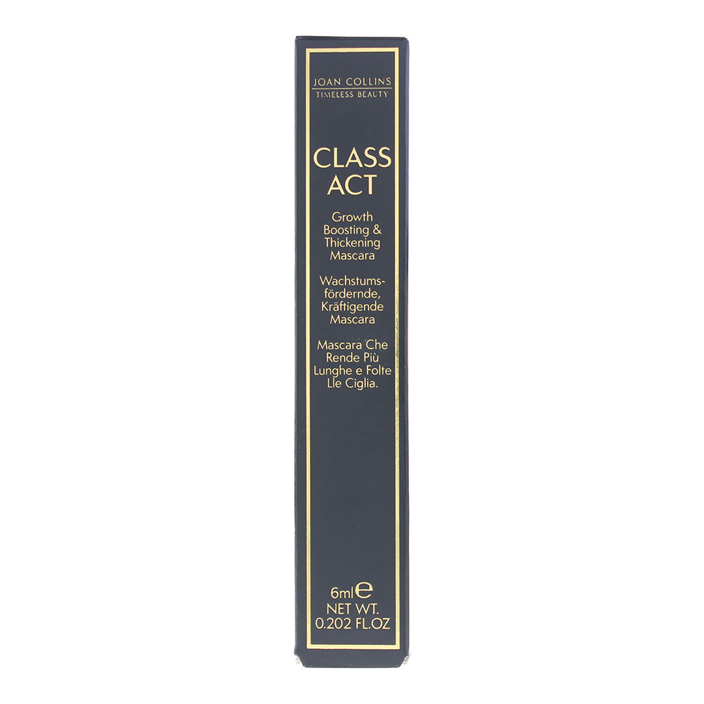 Joan Collins Class Act Growth & Boosting Thickening Black Mascara 6ml - Box