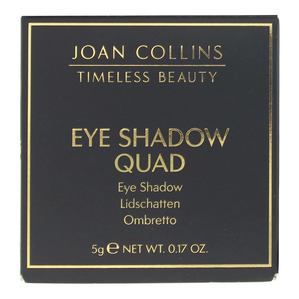 Joan Collins Misty Greys & Silver Eyeshadow Quad 5g - Box