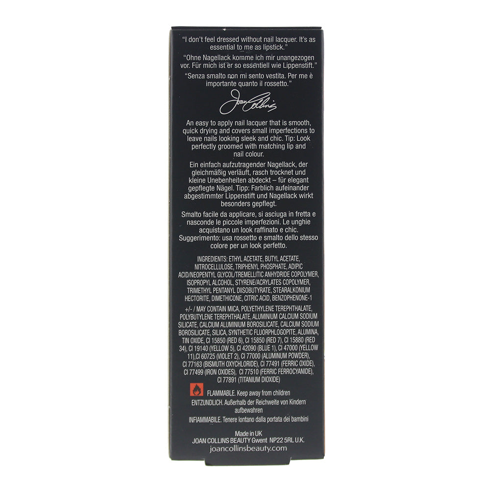 Joan Collins Nail Lacquer 12ml Melanie - Ingredients