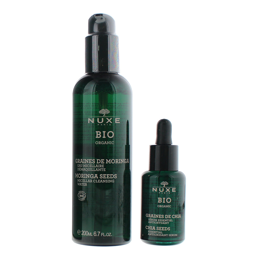 Nuxe Bio Organic 2 Piece Gift Set: Antioxidant Serum 30ml - Micellar Cleansing W - Product