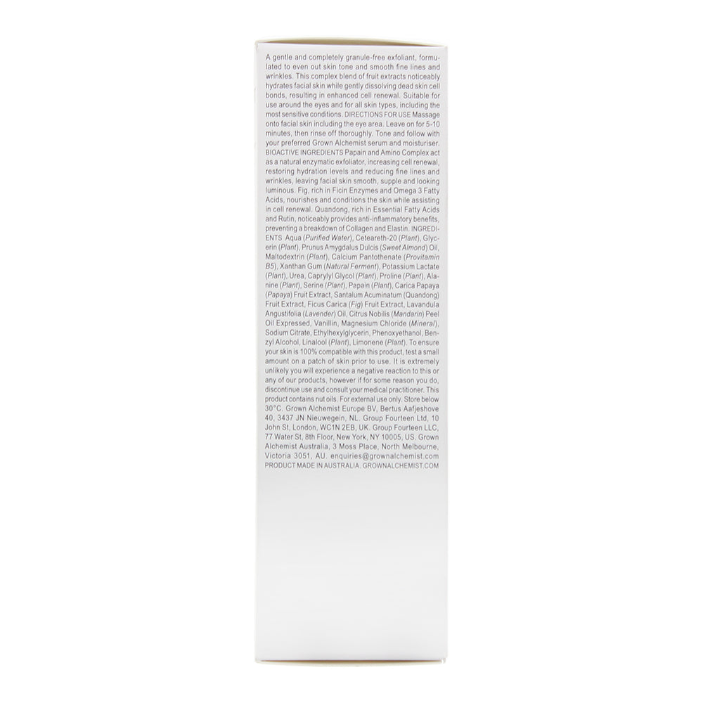 Grown Alchemist Enzyme Exfoliant 75ml - Ingredients