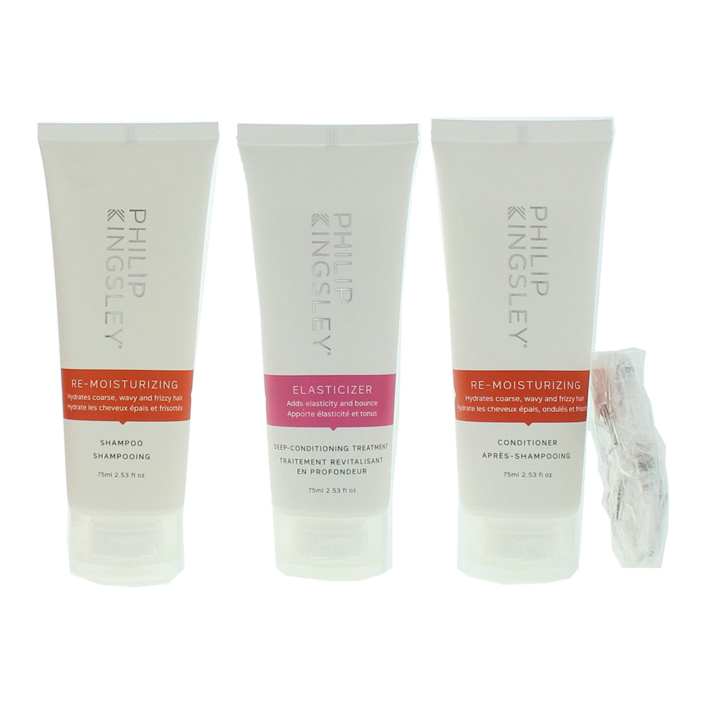 Philip Kingsley 3 Piece Gift Set: Re-Moisturizing Shampoo 75ml - Re-Moisturizing - Product