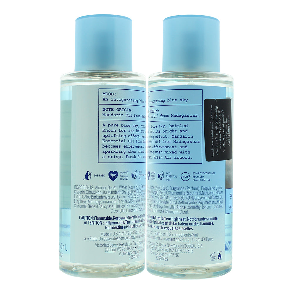 Victoria's Secret Pink Fresh Sky Body Mist 250ml - Ingredients