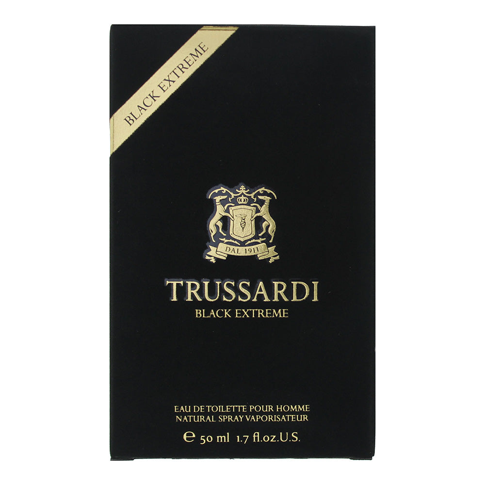 Trussardi Black Extreme Eau de Toilette 50ml - Box