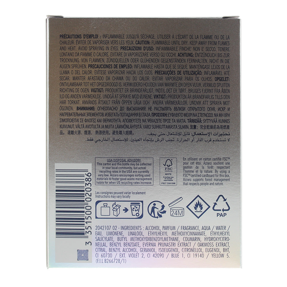 Azzaro Chrome Eau De Toilette 50ml