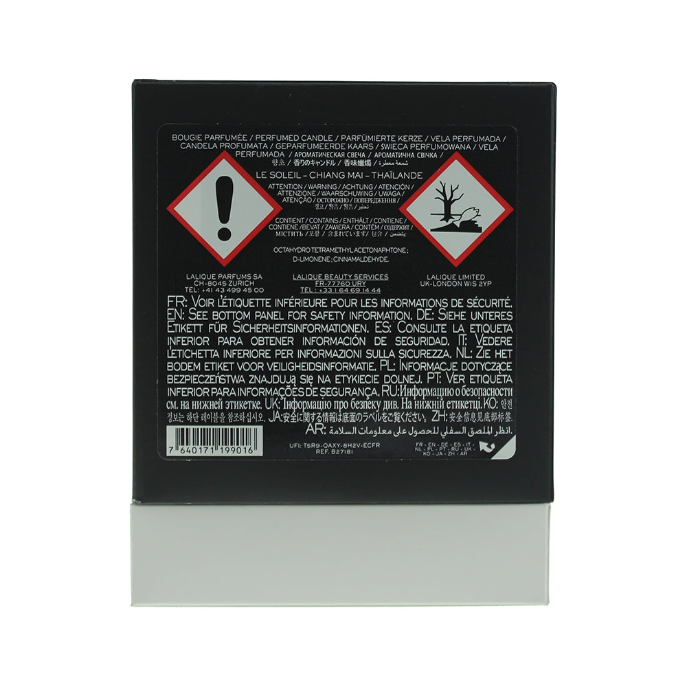 Lalique Le Soleil Chiang Mai Candle 190g