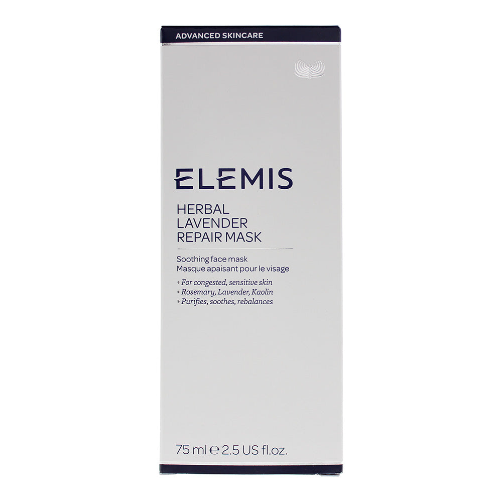 Elemis Herbal Lavender Soothing Face Mask 75ml Congested, Sensitive Skin - Box