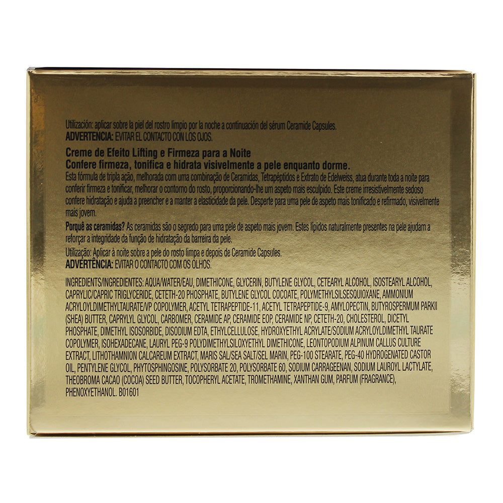 Elizabeth Arden Advanced Ceramide Lift And Firm Night Cream 50ml - Ingredients
