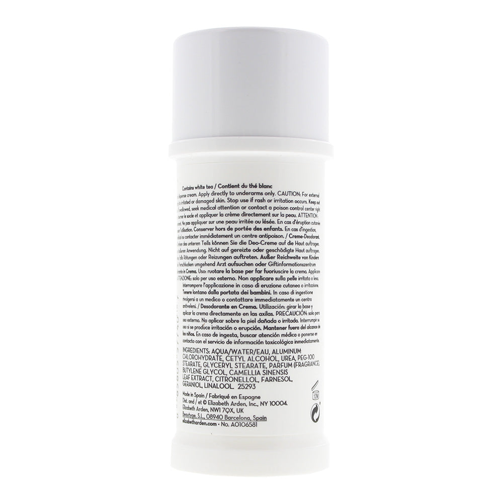 Elizabeth Arden White Tea Cream Deodorant 40ml - Ingredients