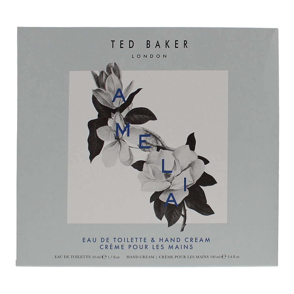 Ted Baker Amelia 2 Piece Gift Set: Eau de Toilette 50ml - Hand Cream 100ml - Box