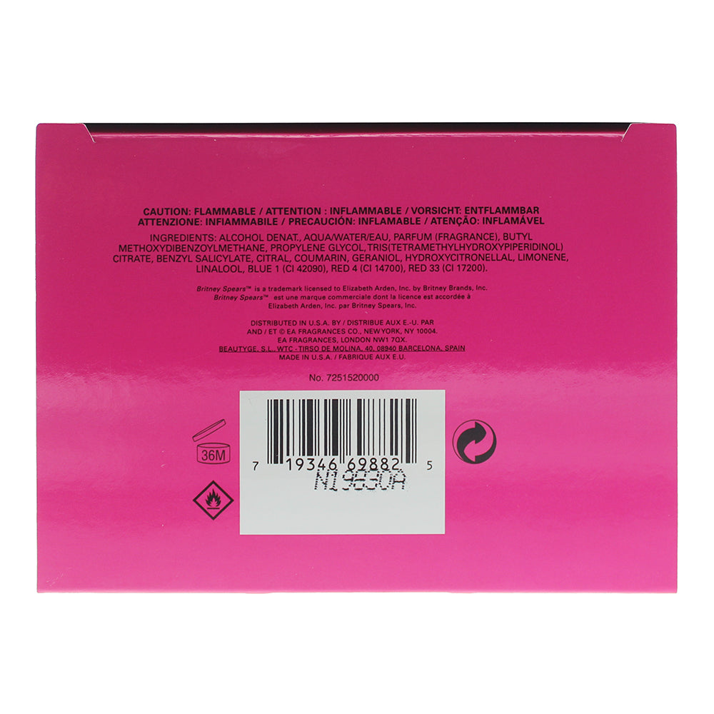 Britney Spears Prerogative Rave Eau de Parfum 100ml - Ingredients