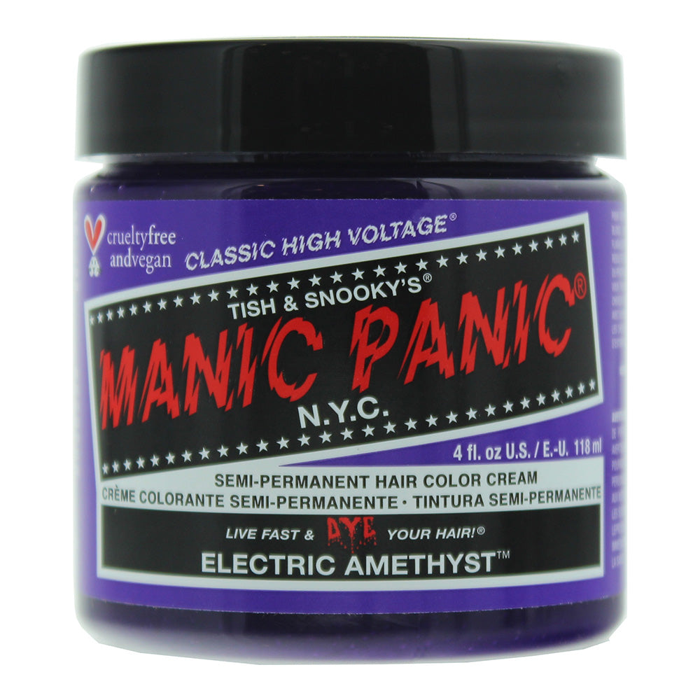 Manic Panic Classic High Voltage Electric Amethyst Semi-Permanent Hair Color Cream 118ml