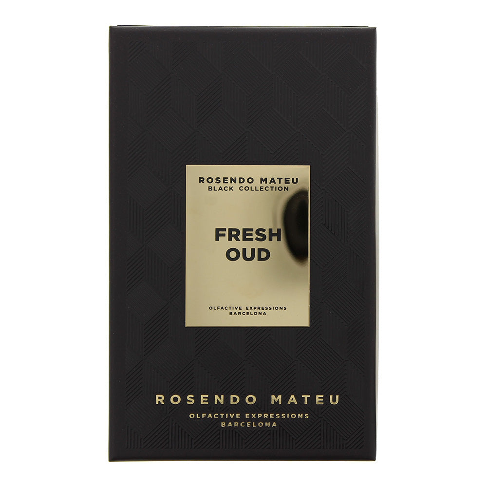 Rosendo Mateu Olfactive Expressions Barcelona Black Collection Fresh Oud Eau de  - Box