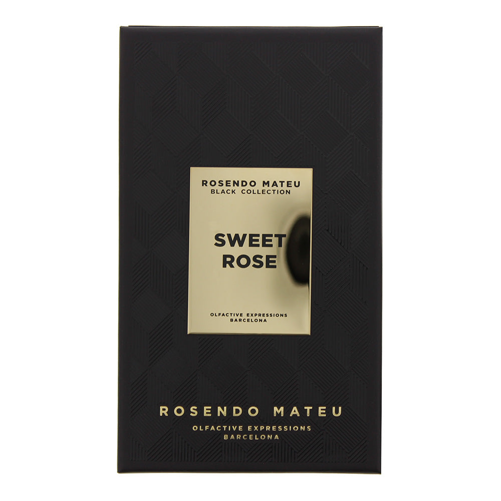Rosendo Mateu Olfactive Expressions Barcelona Black Collection Sweet Rose Eau de - Box