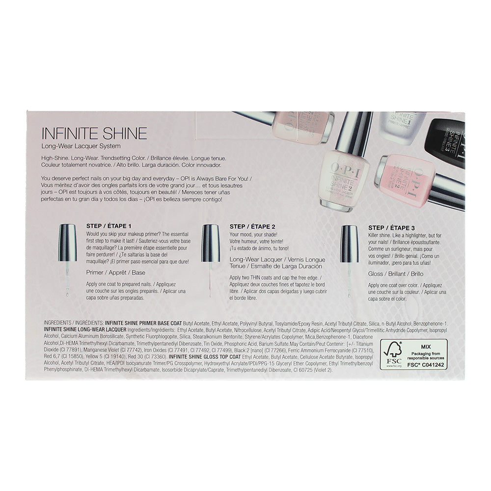 OPI Infinite Shine Gift Set Nail Polish Mini 5 X 3.75ml