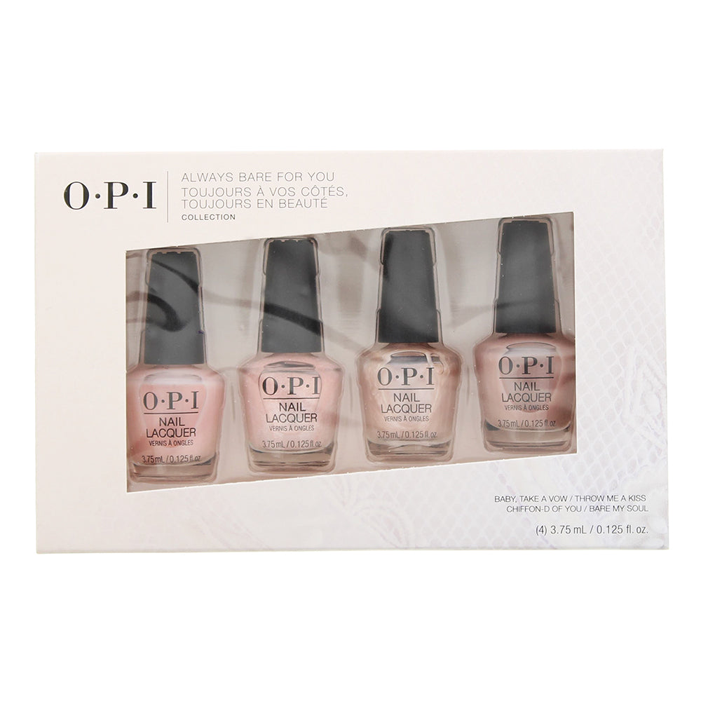 OPI Sheers Gift Set Nail Polish MIni 4 X 3.75ml