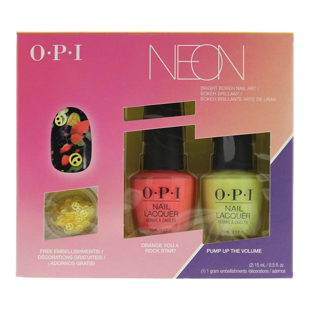 OPI Neon Bright Bokeh Gift Set Nail Polish 2 X 15ml