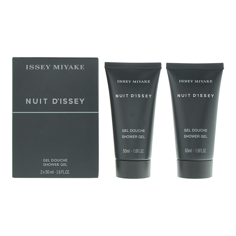 Issey Miyake Nuit D'issey 2 Piece Gift Set: Shower Gel 2 X 50ml