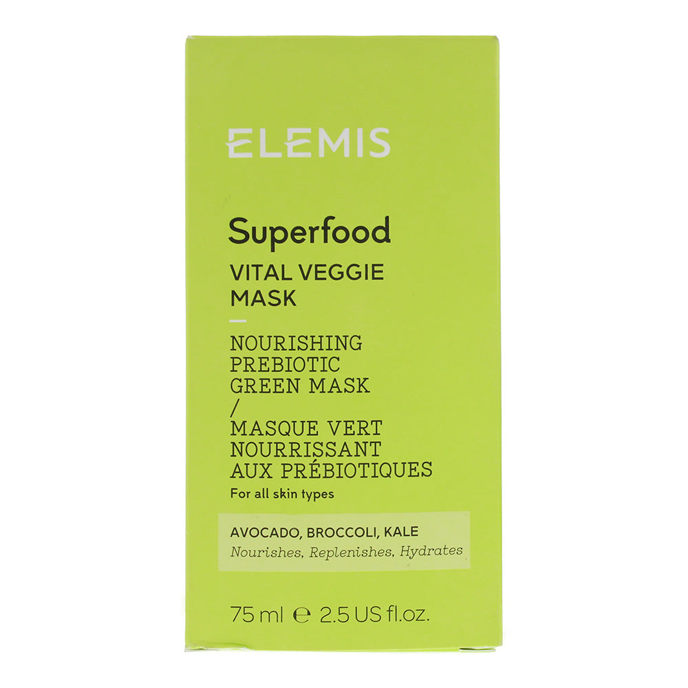 Elemis Superfood Vital Veggie Mask 75ml All Skin Types - Box