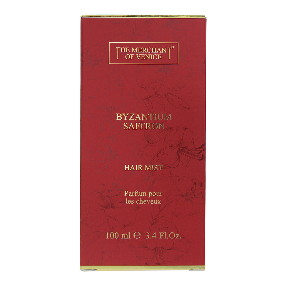 The Merchant Of Venice Byzantium Saffron Hair Mist 100ml - Box