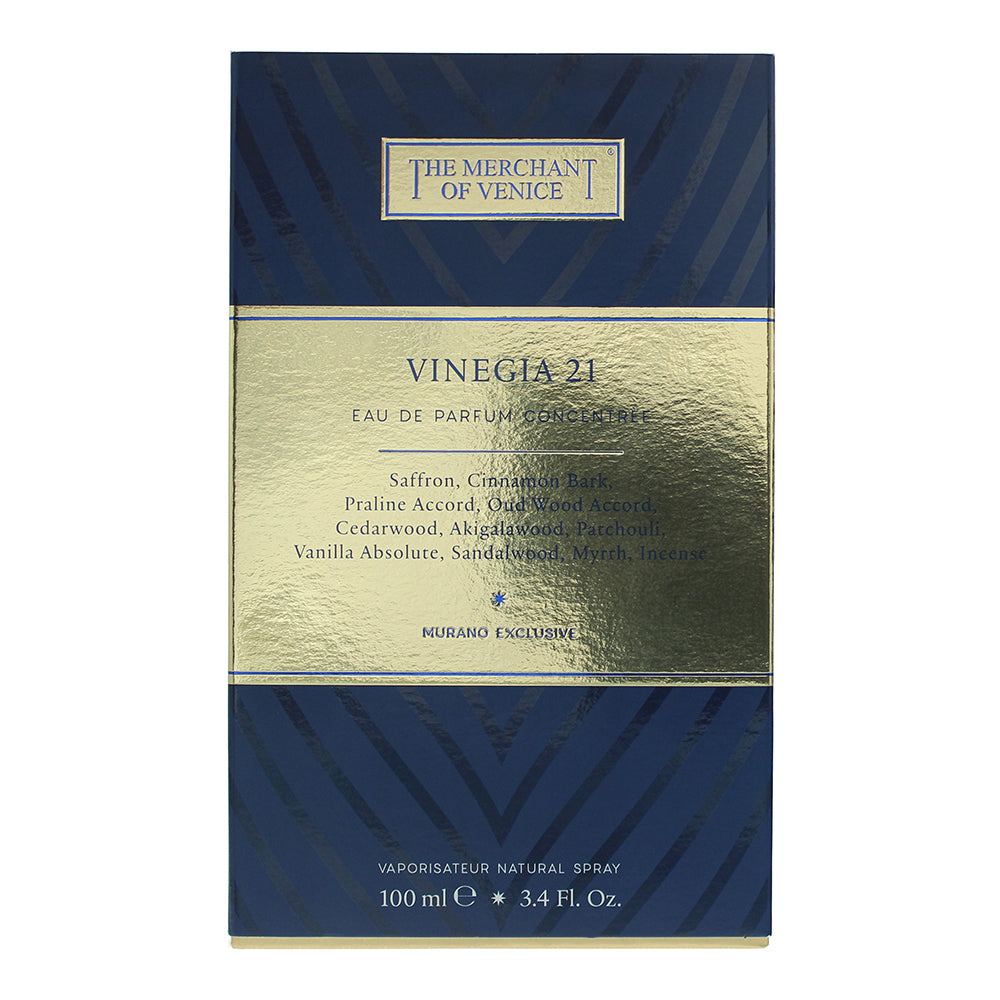 The Merchant Of Venice Vinegia 21 Eau de Parfum Concentree 100ml - Box