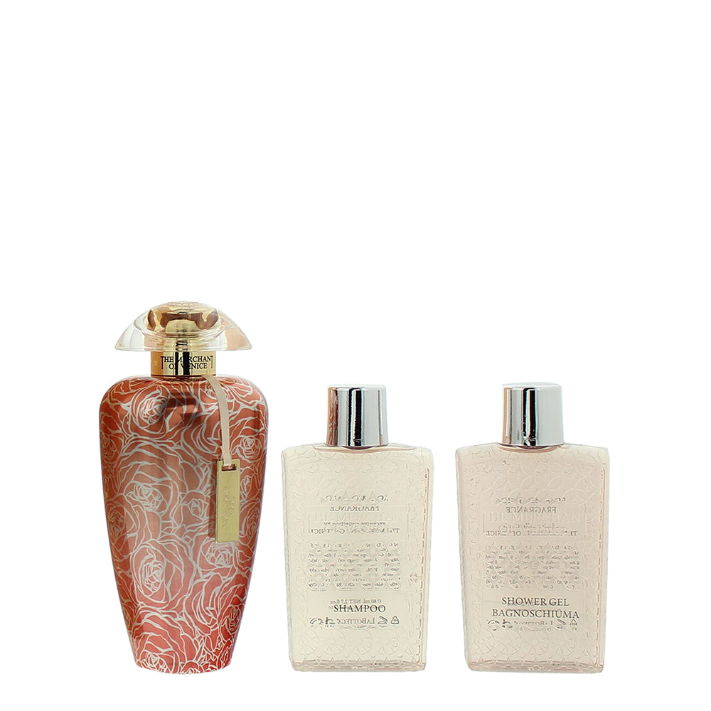The Merchant Of Venice Rosa Moceniga 3 Piece Gift Set: Eau de Parfum 100ml - Sha - Product