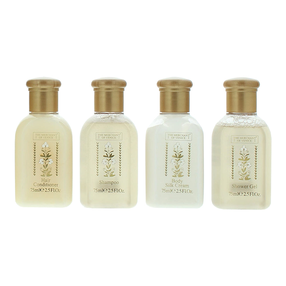 The Merchant Of Venice Voyage 4 Piece Gift Set: Shower Gel 75ml - Shampoo 75ml - - Product