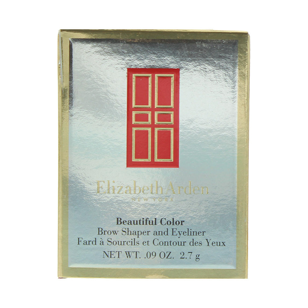 Elizabeth Arden Beautiful Color 03 Sable Color Brow Shaper And Eyeliner 2.7g - Box