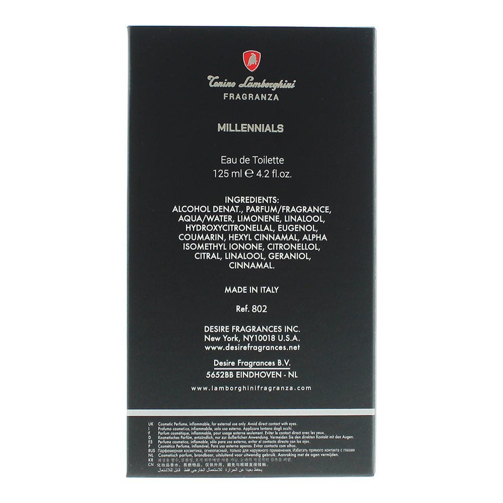 Tonino Lamborghini Millennials Eau De Toilette 125ml